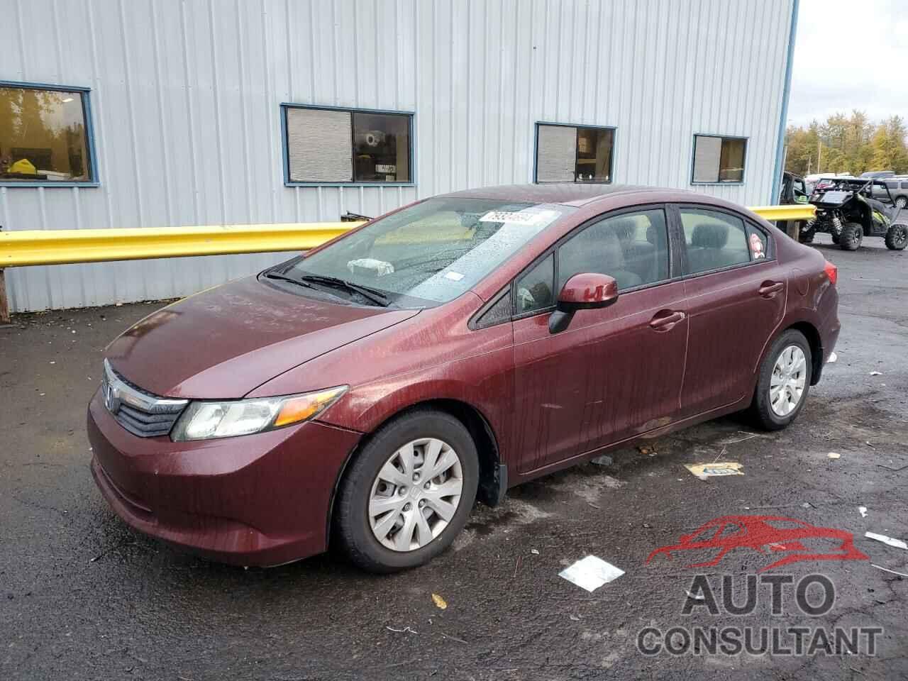 HONDA CIVIC 2012 - 19XFB2F5XCE095620