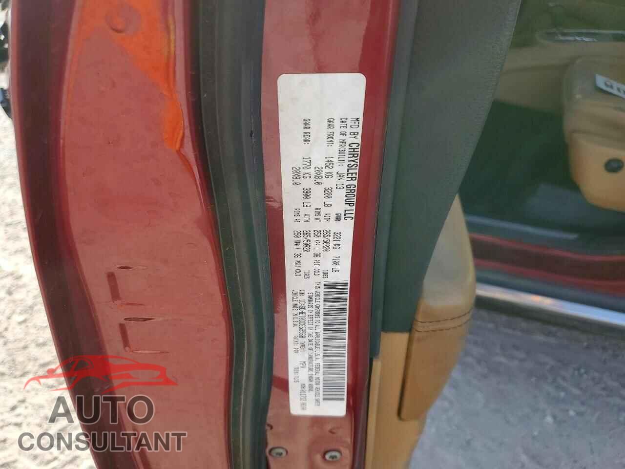 DODGE DURANGO 2013 - 1C4SDHET0DC659568