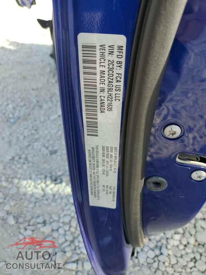 DODGE CHALLENGER 2020 - 2C3CDZAG9LH221635