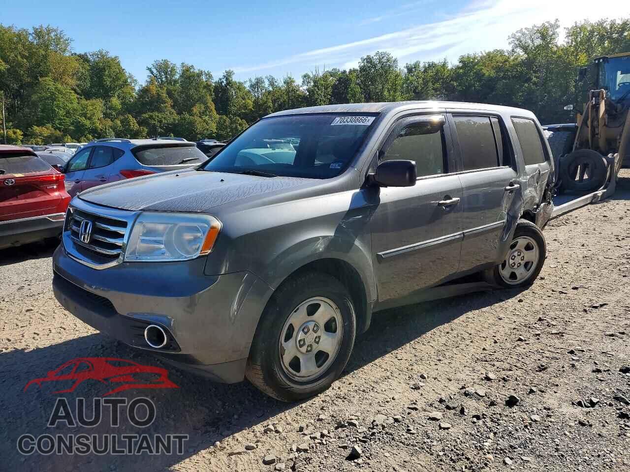 HONDA PILOT 2012 - 5FNYF4H21CB021864