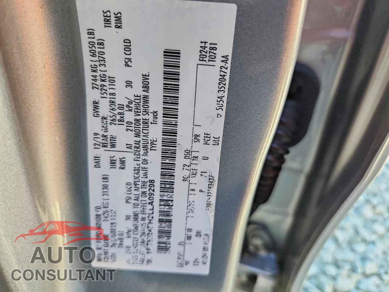 FORD RANGER 2020 - 1FTER4FH2LLA09298