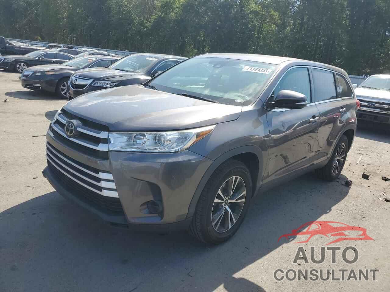 TOYOTA HIGHLANDER 2019 - 5TDZARFH9KS052345