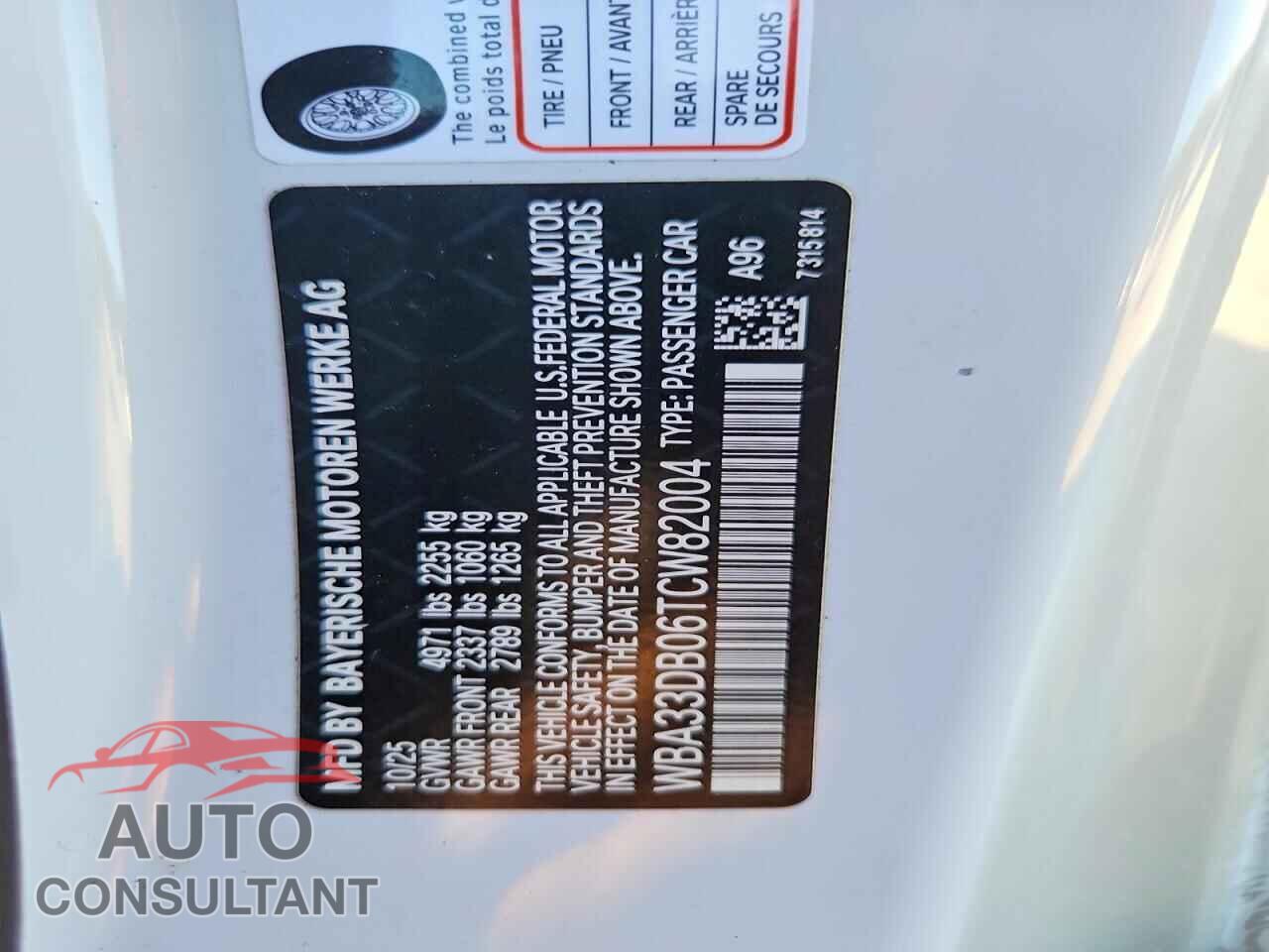 BMW 4 SERIES 2026 - WBA33DB06TCW82004