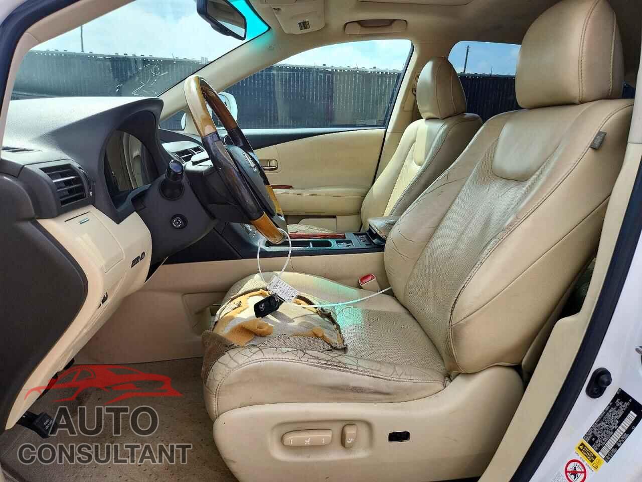 LEXUS RX350 2010 - 2T2BK1BA2AC011809