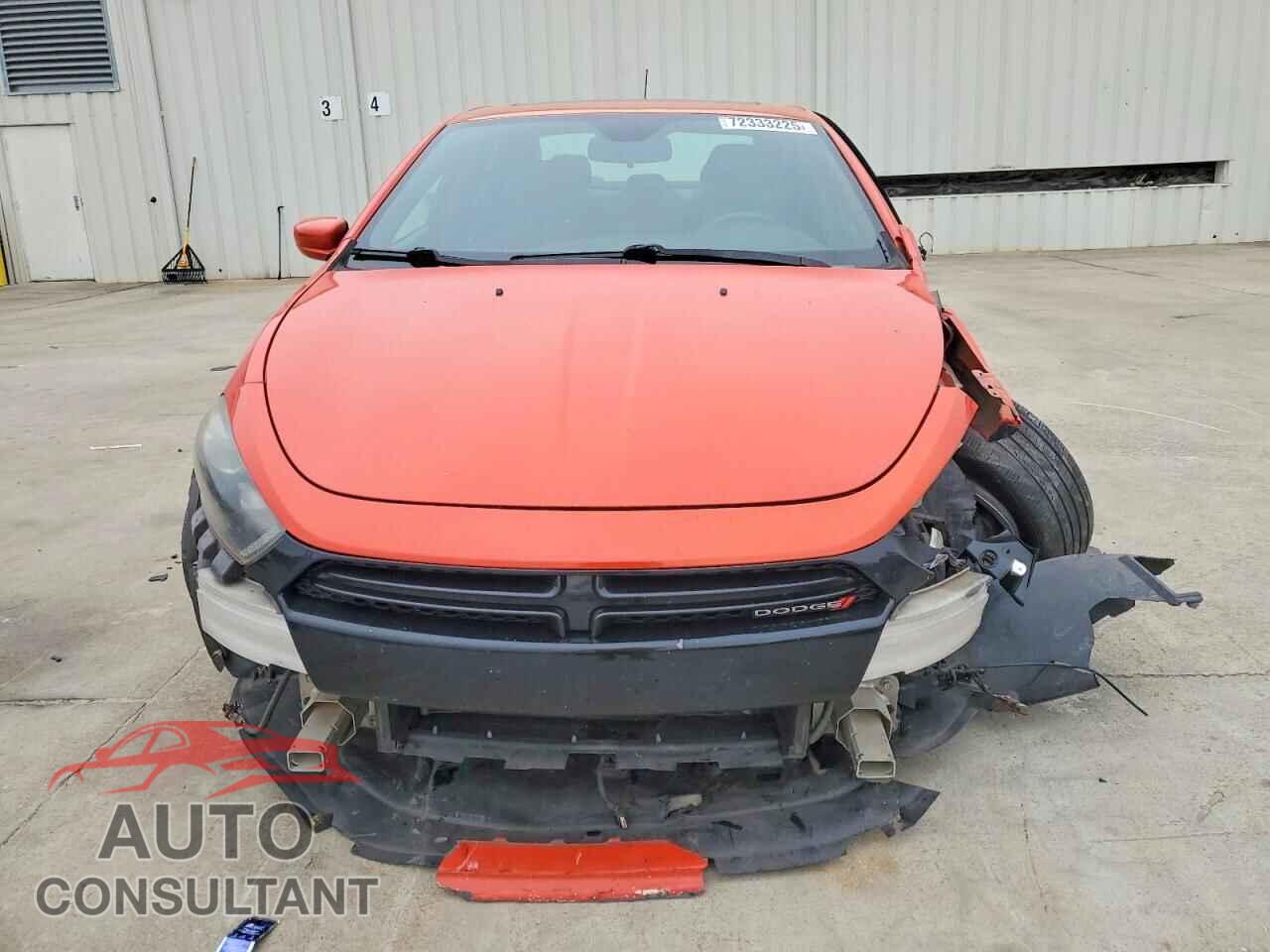 DODGE DART 2015 - 1C3CDFBB3FD267626