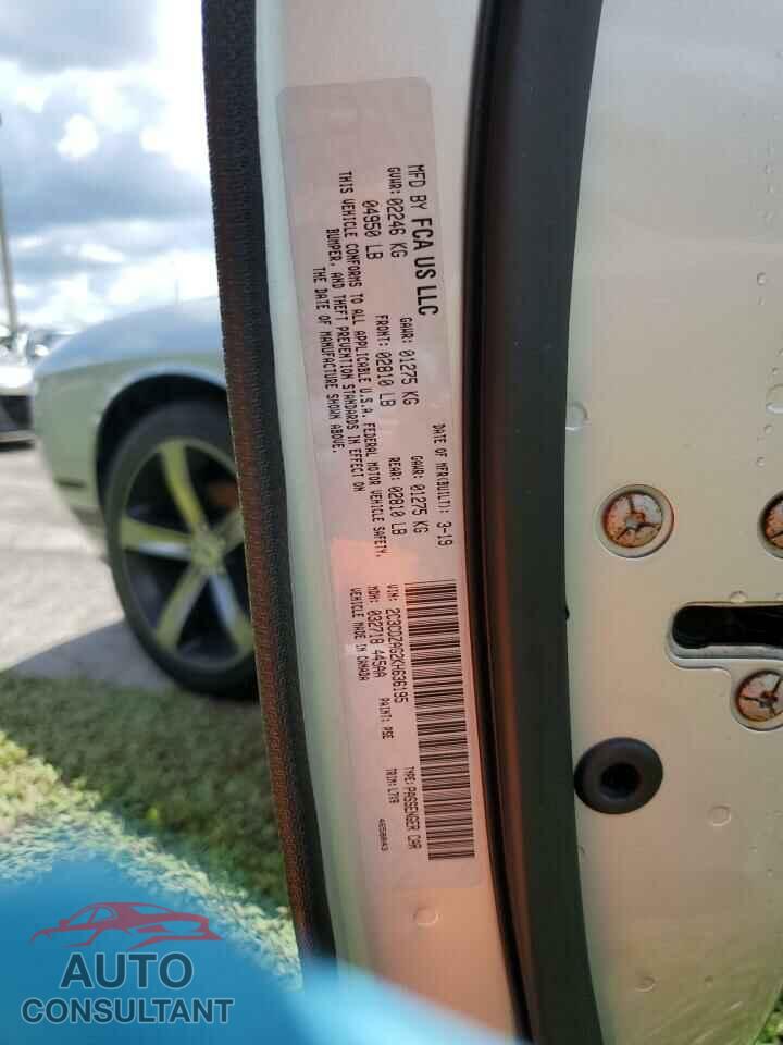 DODGE CHALLENGER 2019 - 2C3CDZAG2KH636195