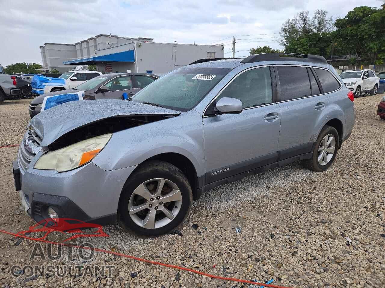 SUBARU OUTBACK 2014 - 4S4BRBLC8E3307501