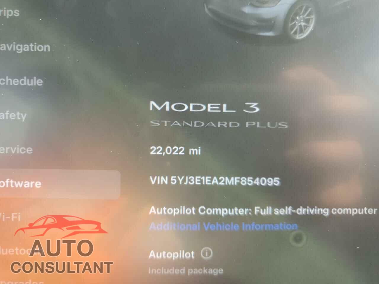 TESLA MODEL 3 2021 - 5YJ3E1EA2MF854095