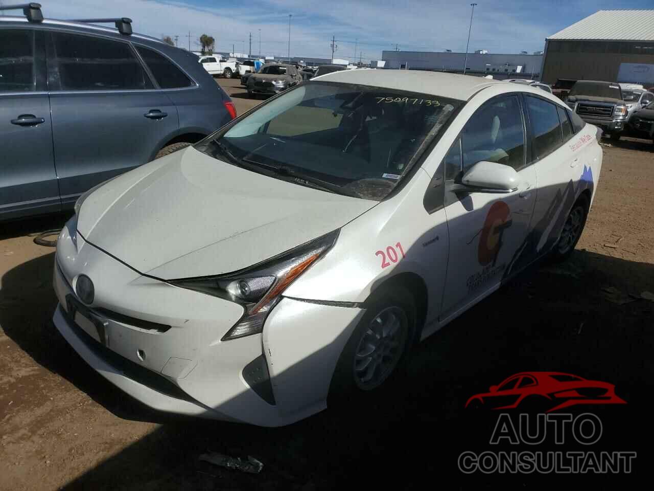 TOYOTA PRIUS 2017 - JTDKBRFU0H3550777