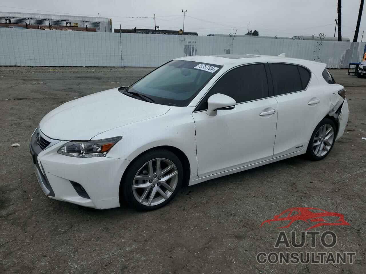 LEXUS CT 200 2017 - JTHKD5BH8H2287308