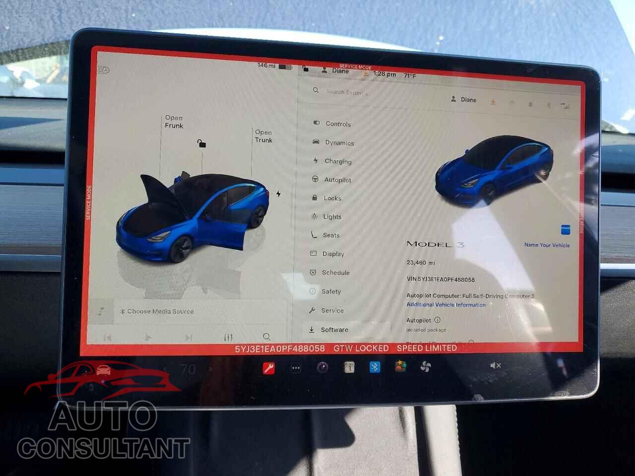 TESLA MODEL 3 2023 - 5YJ3E1EA0PF488058