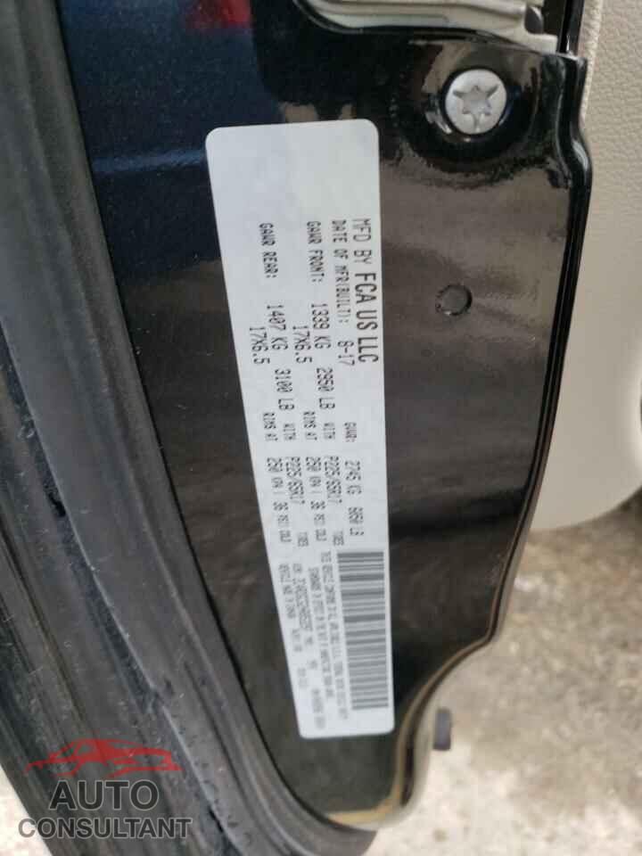 DODGE CARAVAN 2017 - 2C4RDGCG2HR852297