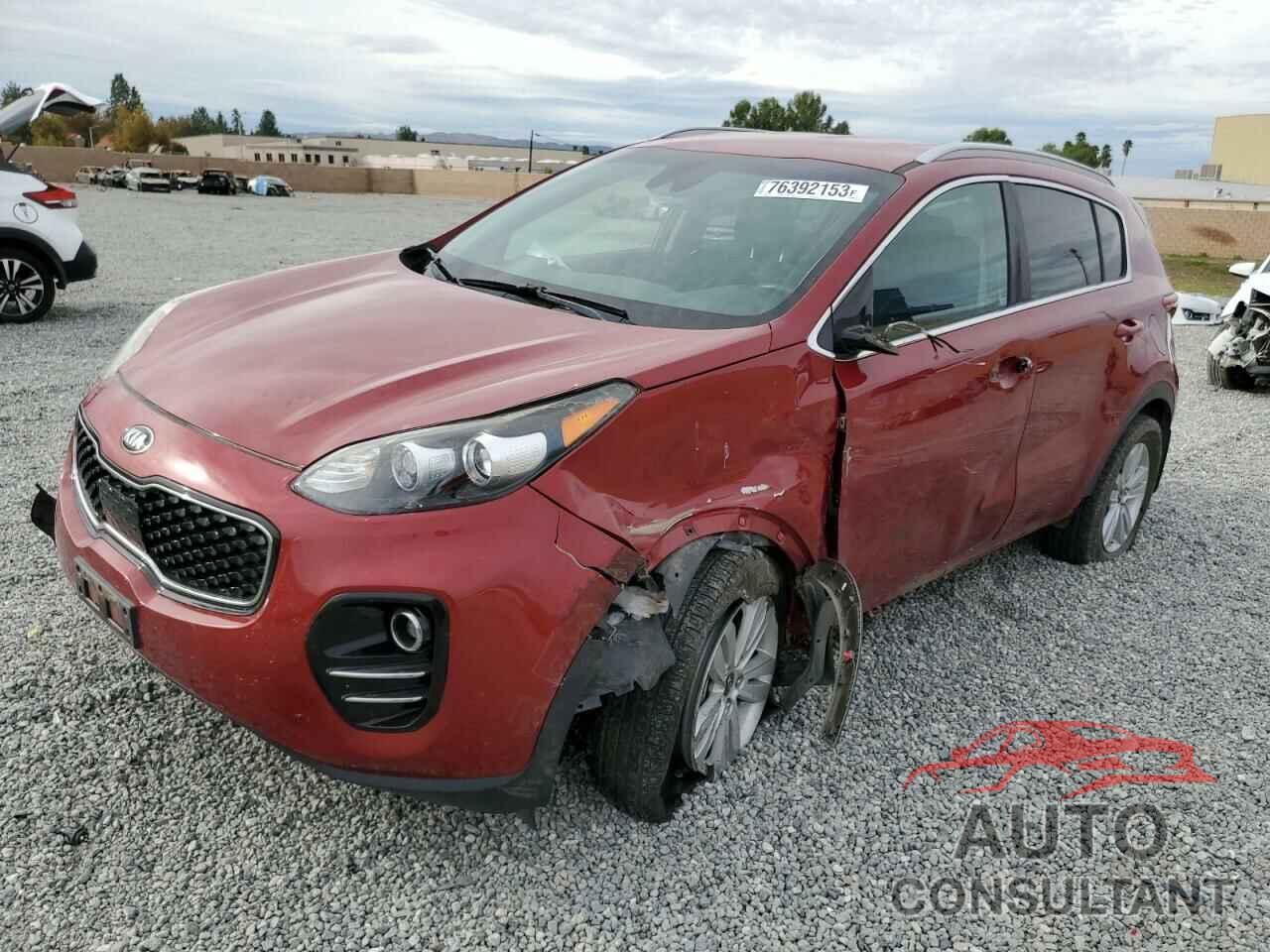 KIA SPORTAGE 2018 - KNDPMCAC5J7388378