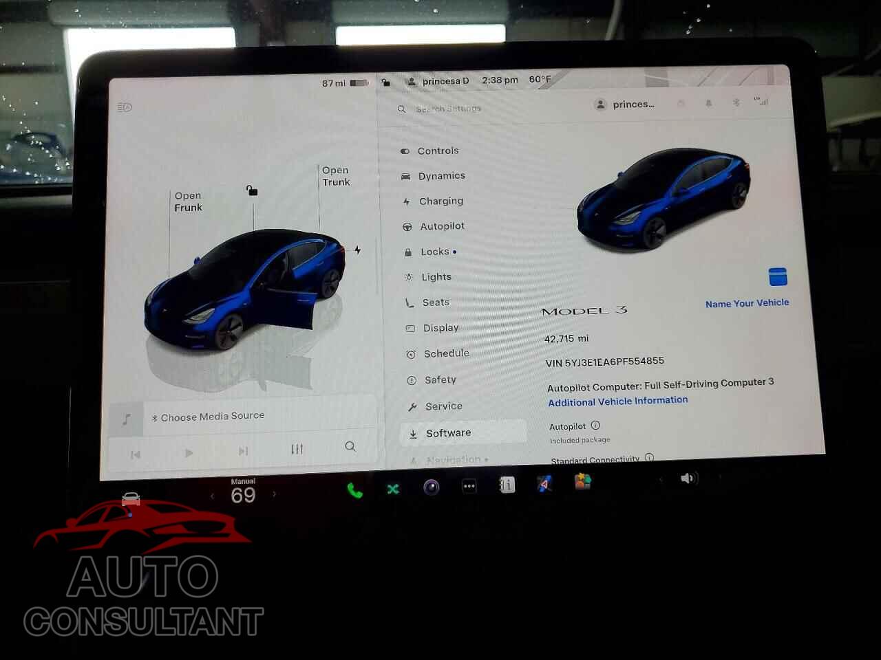 TESLA MODEL 3 2023 - 5YJ3E1EA6PF554855