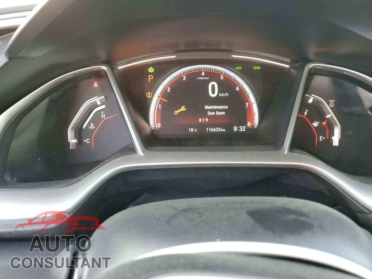 HONDA CIVIC 2019 - 2HGFC2F86KH018464