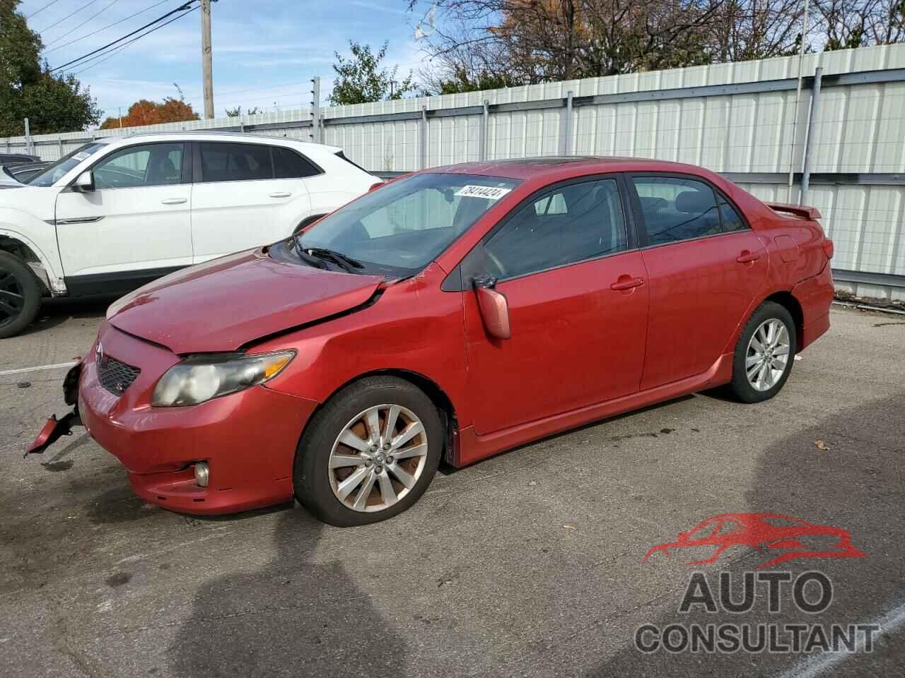 TOYOTA COROLLA 2009 - 2T1BU40E69C140511