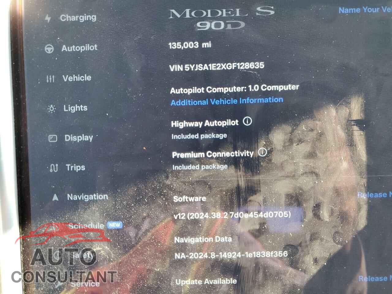 TESLA MODEL S 2016 - 5YJSA1E2XGF128635