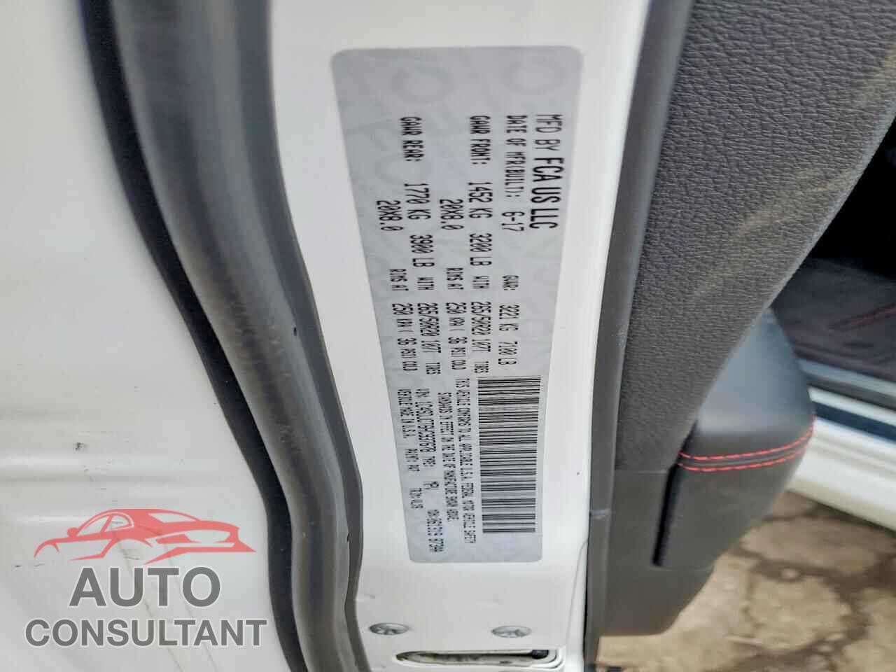 DODGE DURANGO 2017 - 1C4SDJCT6HC937678