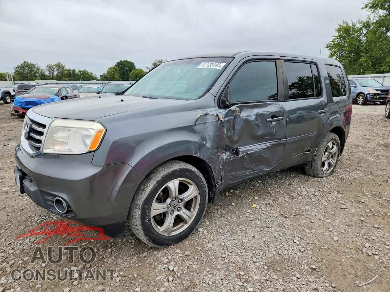 HONDA PILOT 2012 - 5FNYF3H76CB040268
