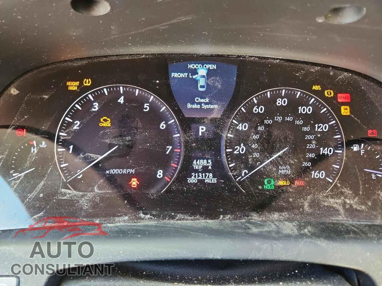 LEXUS LS460 2010 - JTHCL5EF3A5007977