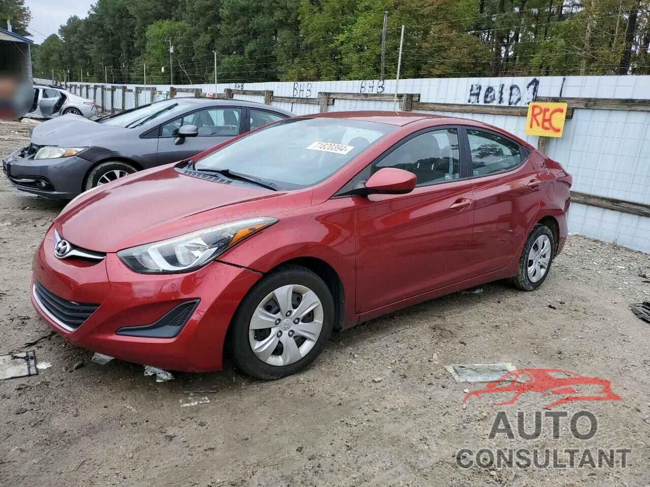 HYUNDAI ELANTRA 2016 - 5NPDH4AE8GH662899