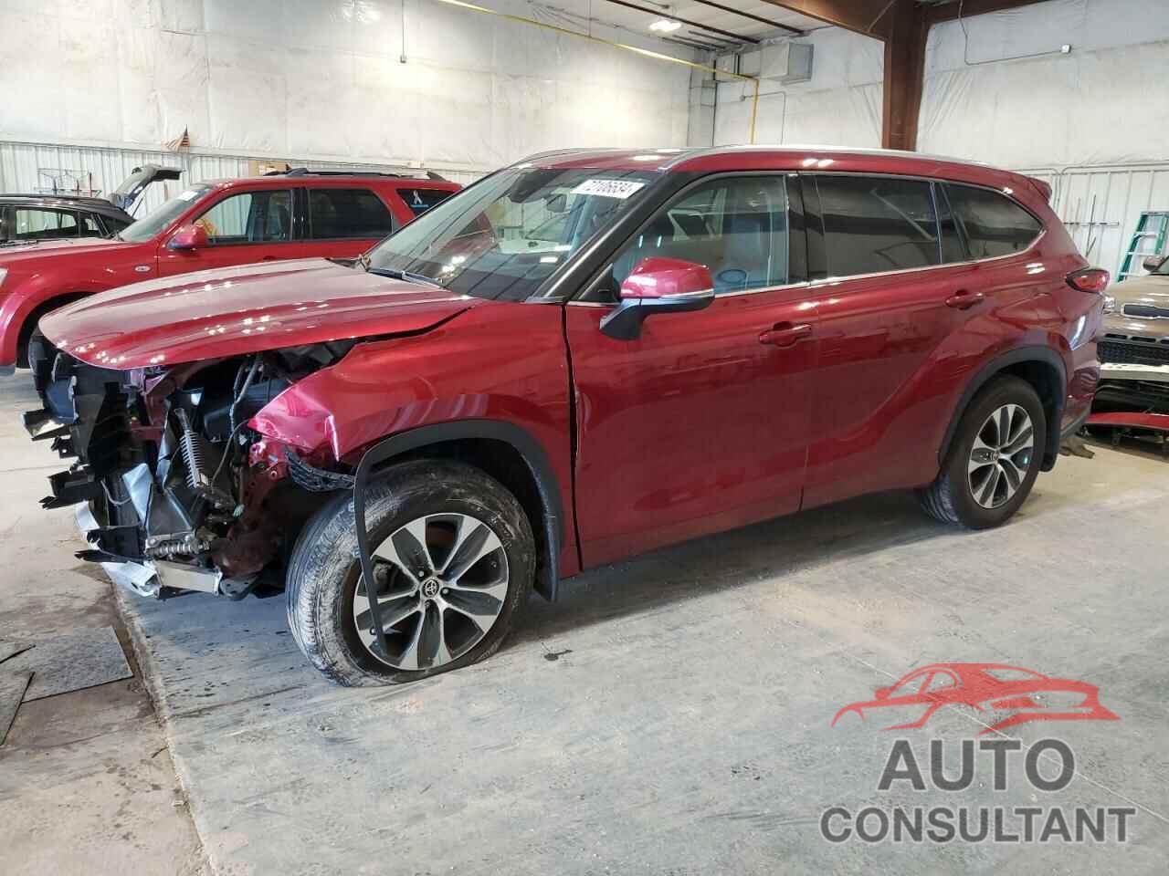 TOYOTA HIGHLANDER 2021 - 5TDGZRBH7MS095106