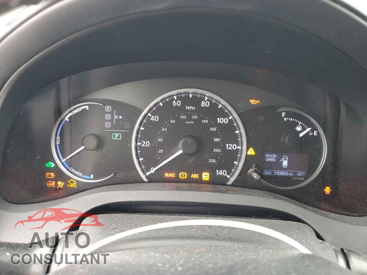LEXUS CT 200 2013 - JTHKD5BH8D2123261