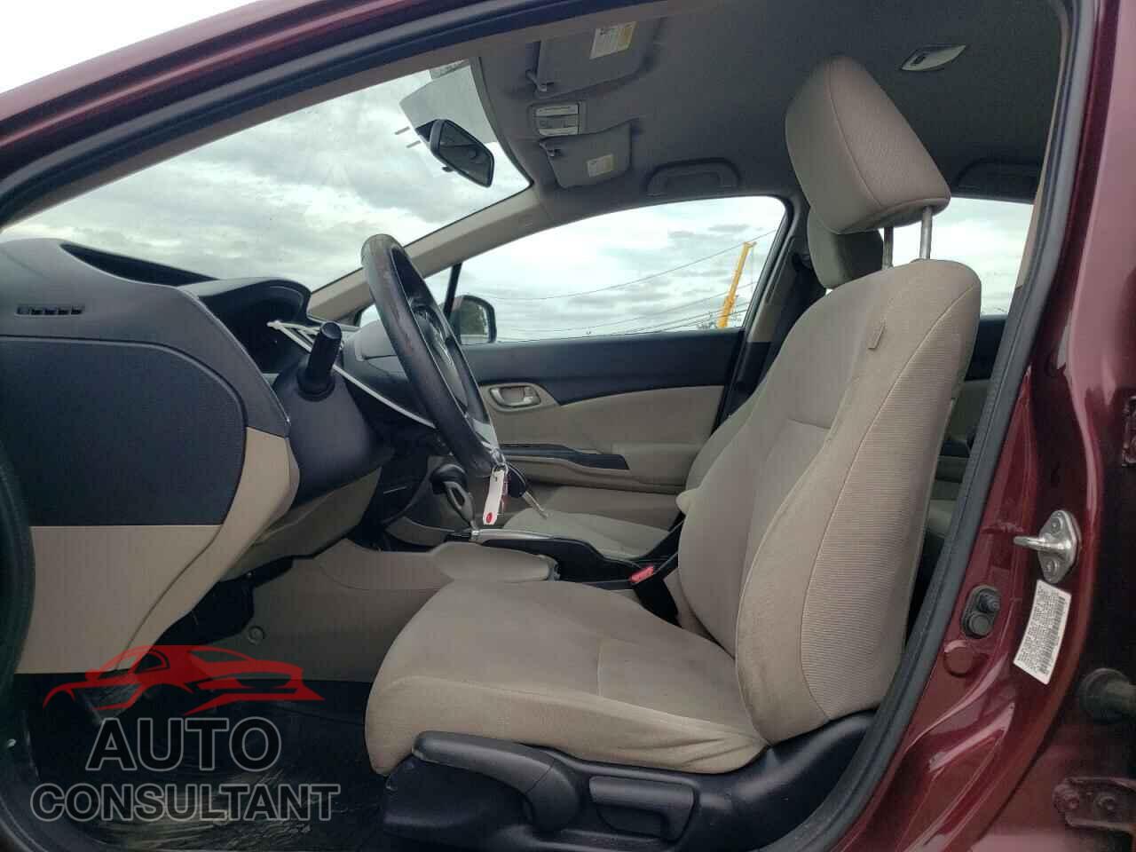 HONDA CIVIC 2013 - 19XFB2F54DE250860