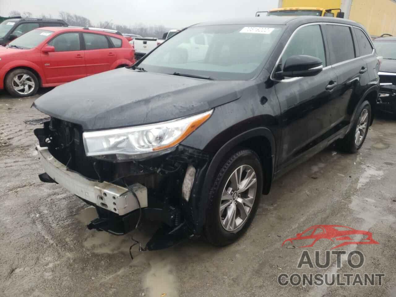 TOYOTA HIGHLANDER 2016 - 5TDBKRFH2GS296098