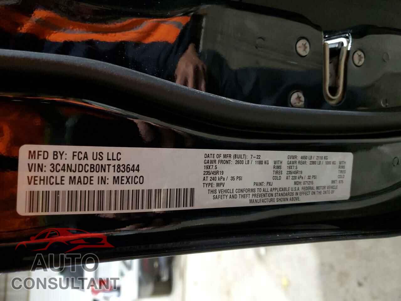JEEP COMPASS 2022 - 3C4NJDCB0NT183644