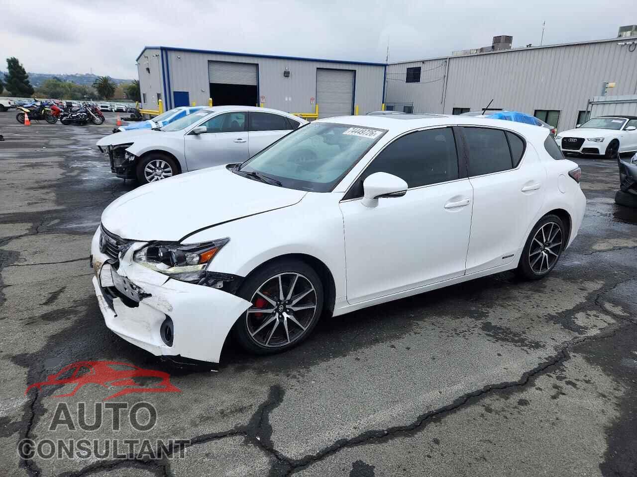 LEXUS CT 200 2012 - JTHKD5BH0C2054662