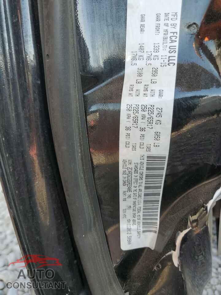 DODGE CARAVAN 2016 - 2C4RDGCG3GR224005