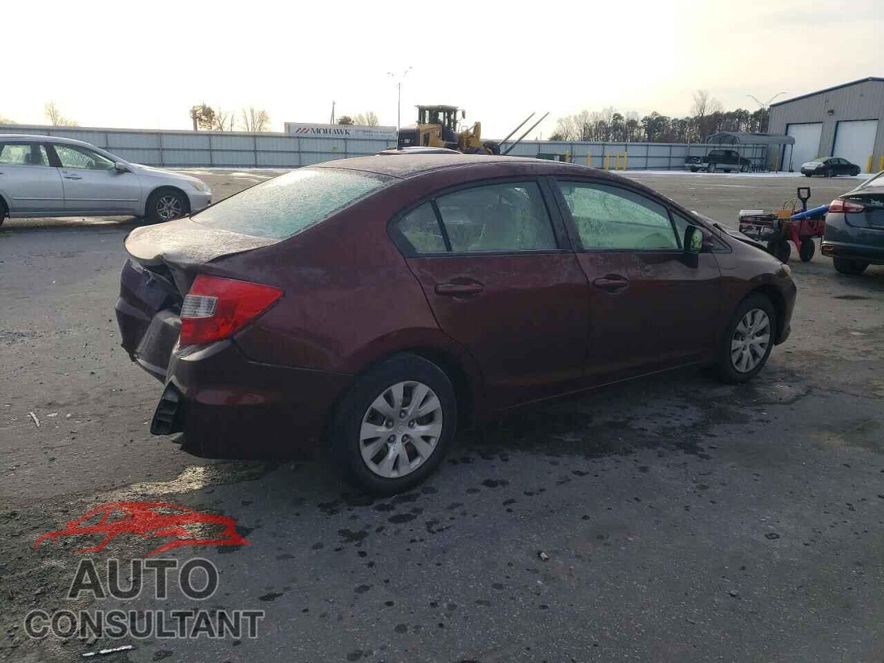 HONDA CIVIC 2012 - 19XFB2F57CE375656