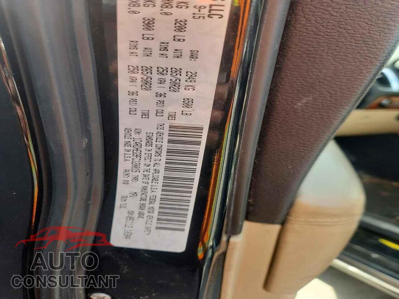 DODGE DURANGO 2015 - 1C4RDHEG9FC120015
