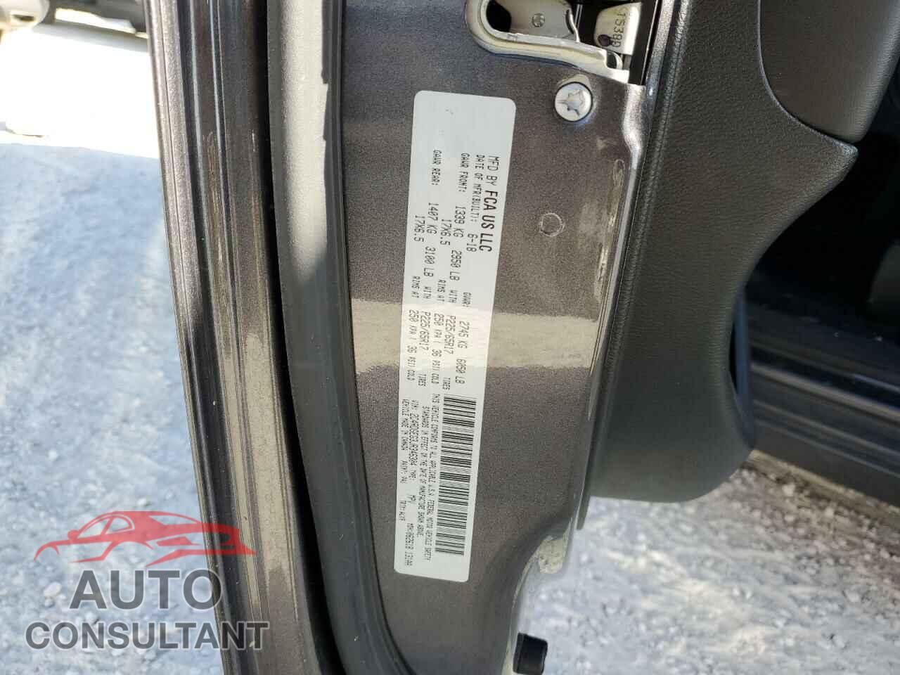 DODGE CARAVAN 2018 - 2C4RDGEG3JR346304