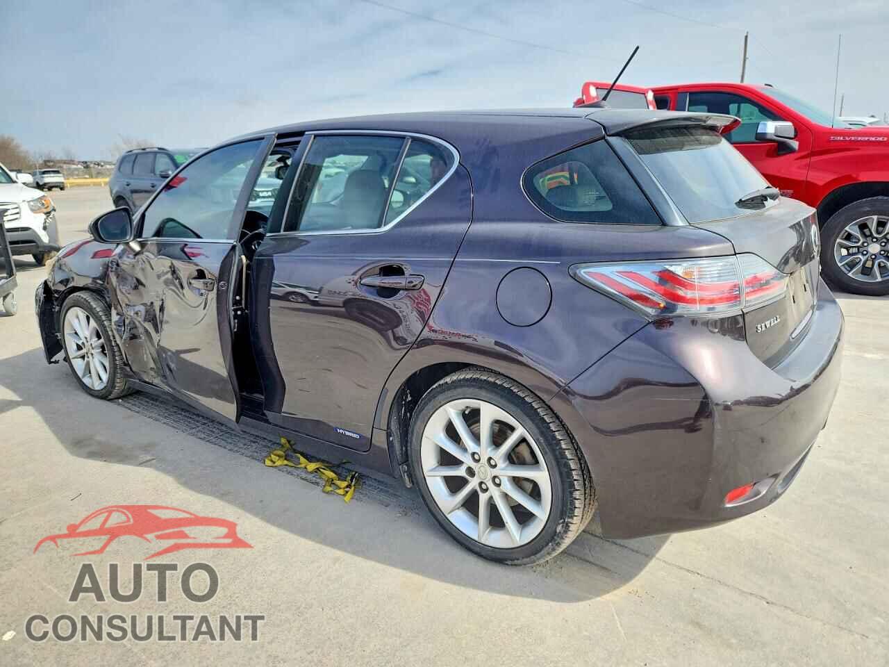 LEXUS CT 200 2012 - JTHKD5BHXC2100871