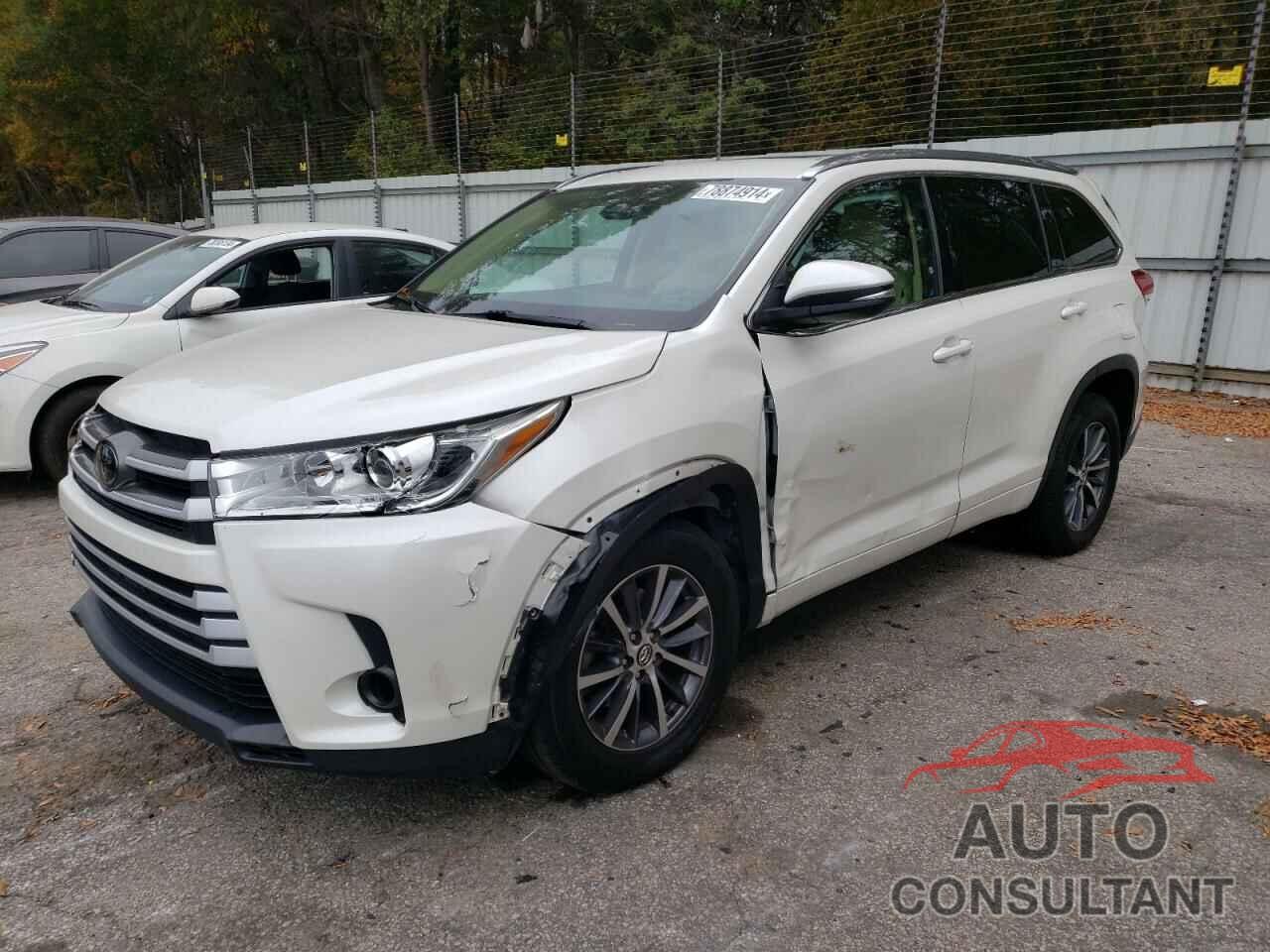 TOYOTA HIGHLANDER 2018 - 5TDKZRFH8JS542364