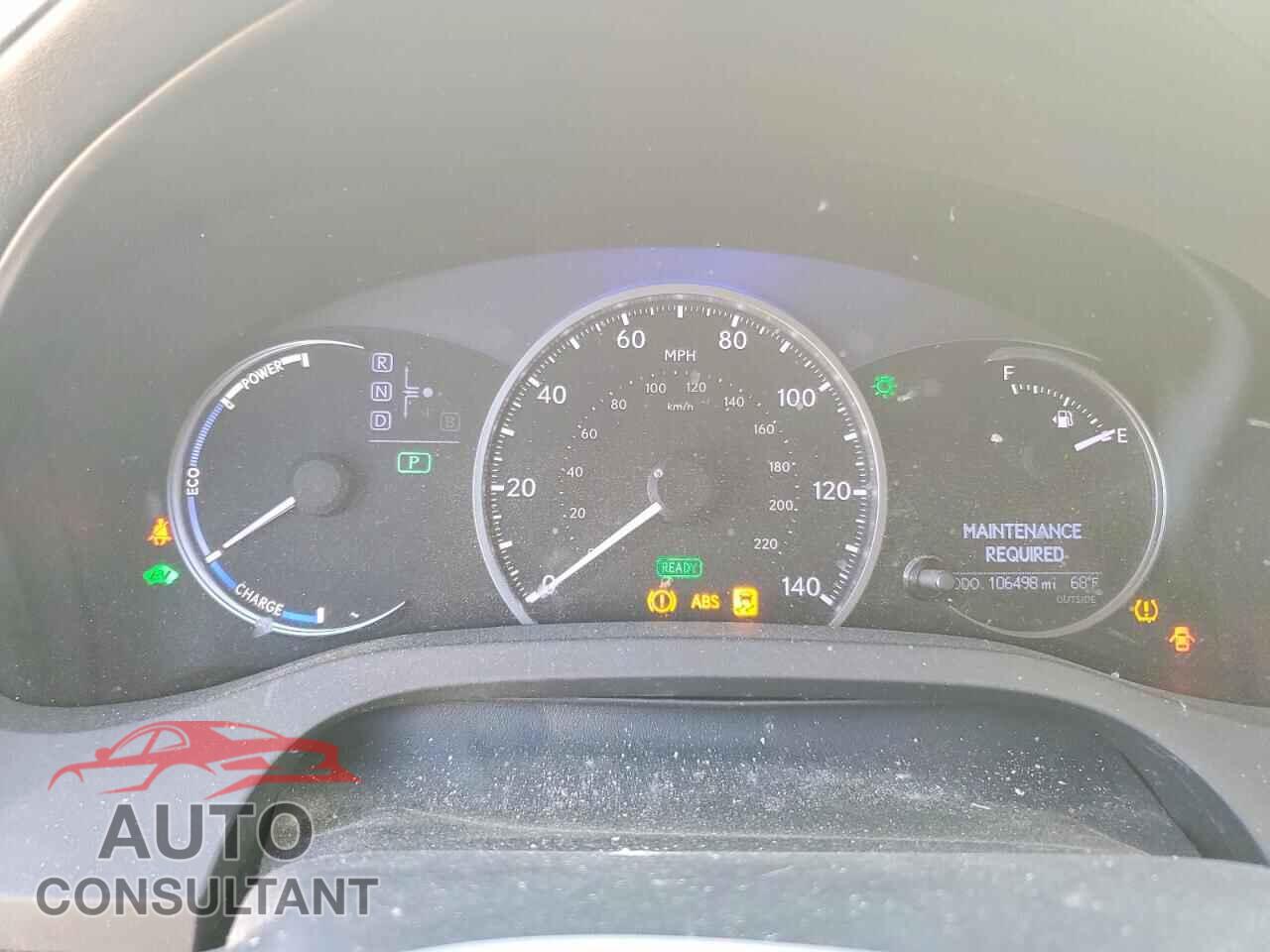LEXUS CT 200 2013 - JTHKD5BH5D2150062