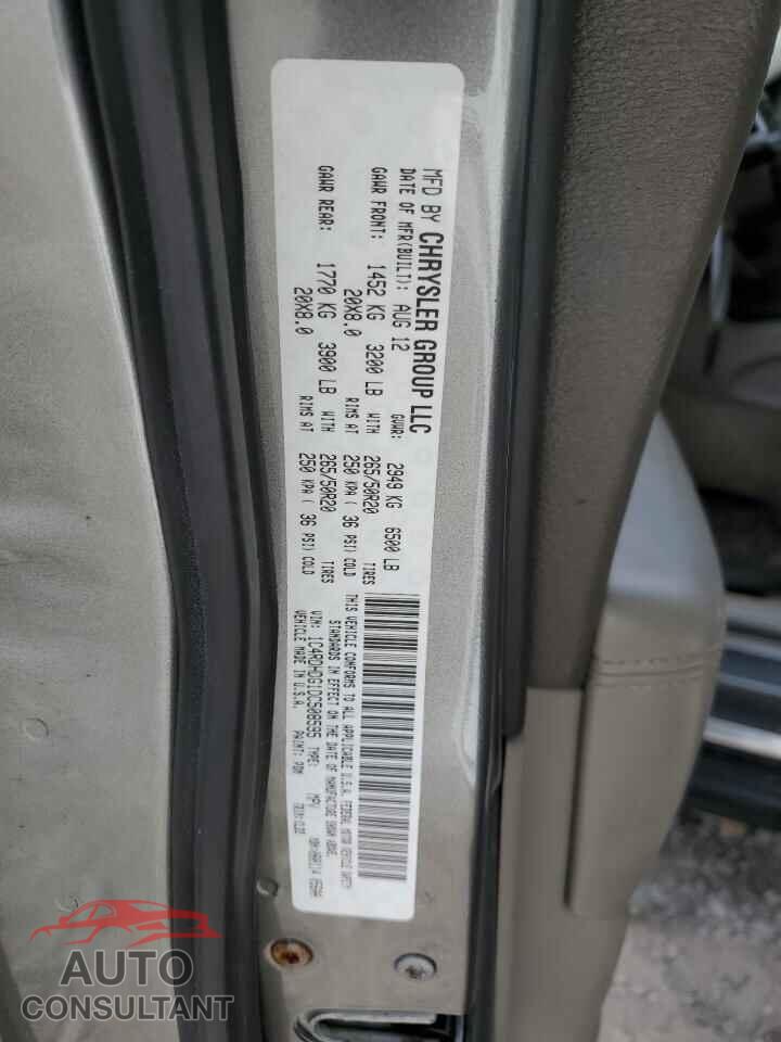DODGE DURANGO 2013 - 1C4RDHDG1DC508595
