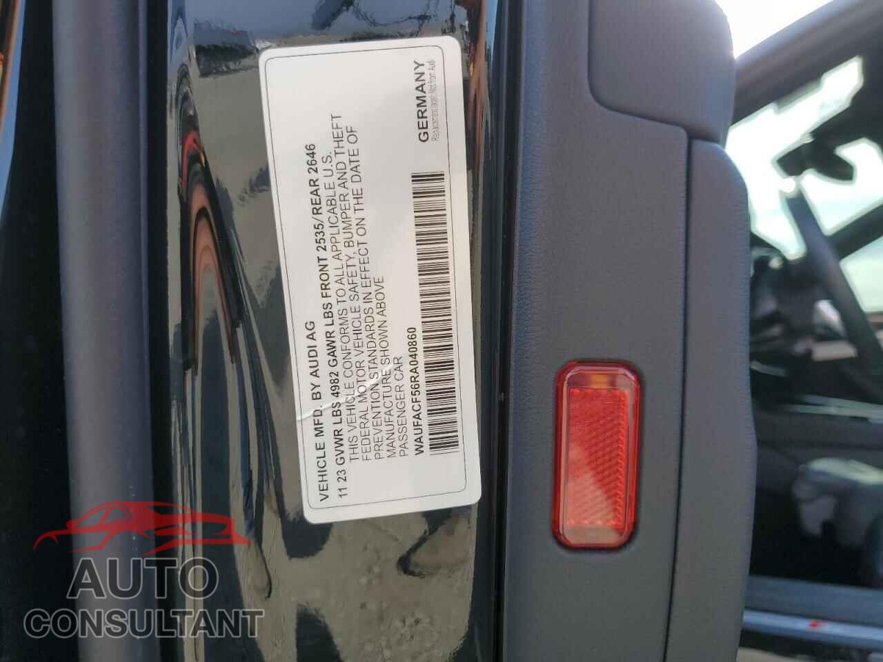 AUDI A5 2024 - WAUFACF56RA040860