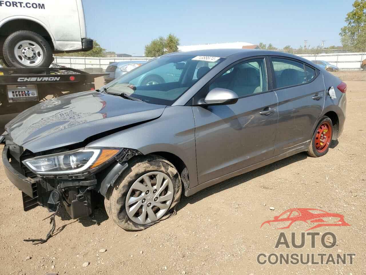 HYUNDAI ELANTRA 2017 - KMHD74LF4HU370887