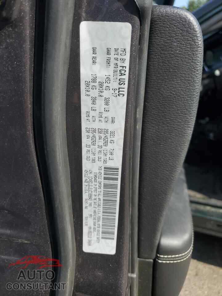 DODGE DURANGO 2018 - 1C4SDJGJ2JC169843