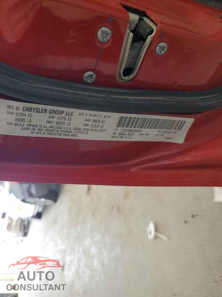 DODGE DART 2014 - 1C3CDFBB9ED926307
