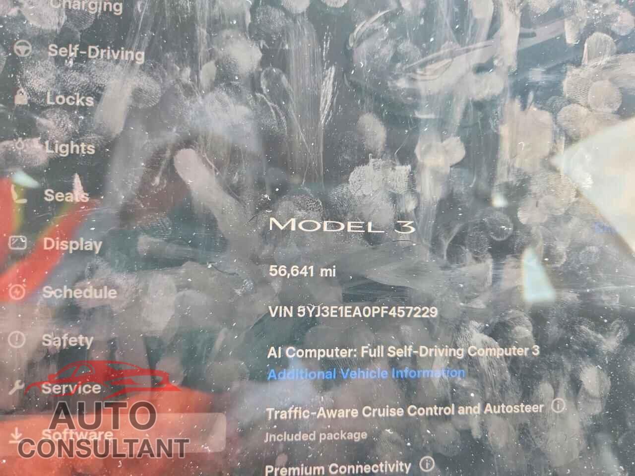 TESLA MODEL 3 2023 - 5YJ3E1EA0PF457229