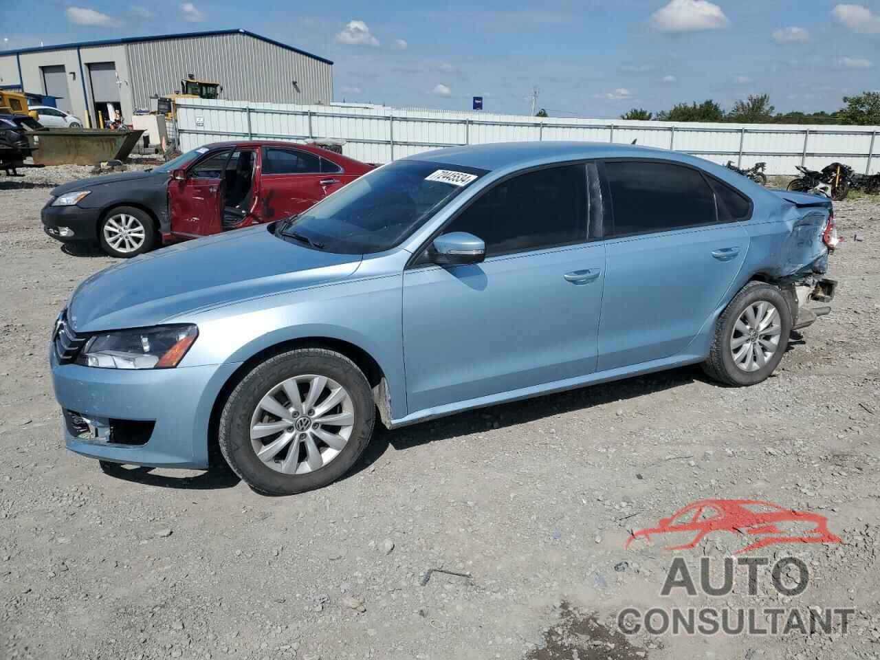 VOLKSWAGEN PASSAT 2013 - 1VWAH7A38DC041024