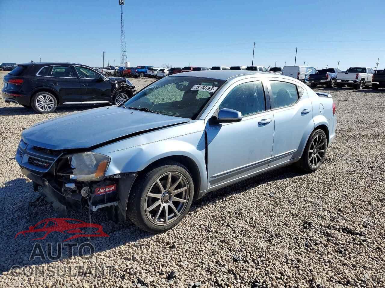 DODGE AVENGER 2013 - 1C3CDZBG0DN590178