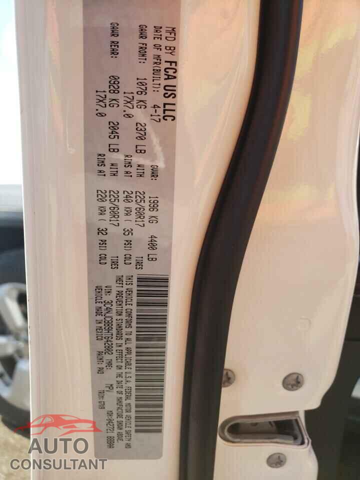 JEEP COMPASS 2017 - 3C4NJCBB9HT642802