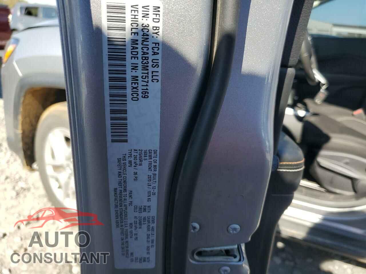 JEEP COMPASS 2021 - 3C4NJCAB3MT571169