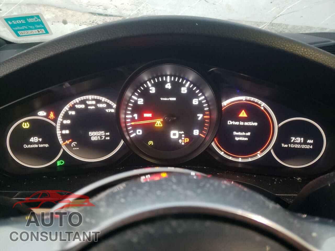 PORSCHE CAYENNE 2020 - WP1AA2AYXLDA02464