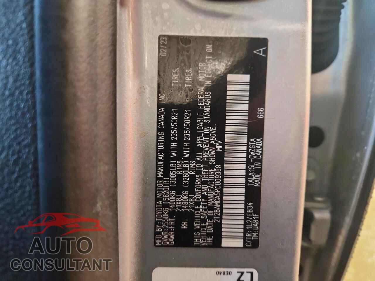 LEXUS RX350 2023 - 2T2BAMCA5PC009368